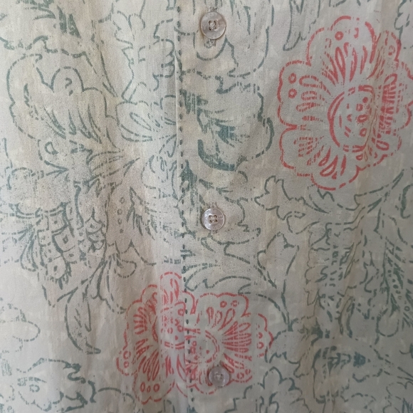 Toes On The Nose Dream Fit Coastline Shirt Mens XXL Hawaiian Tencel Linen Blend - Picture 8 of 12